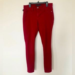 Rock and Republic Maroon Denim skinny jean Size 8